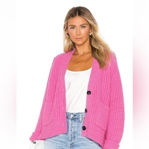 ALC Cleveland Cardigan - Bubblegum pink Size Small